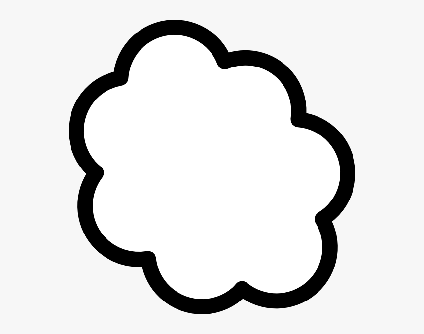 Thought Cloud 2 Clip Art Thought Cloud- - Thought Cloud, HD Png Download, Free Download