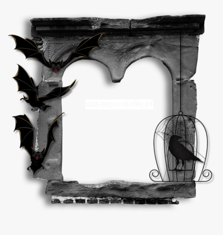 Cadre Gothique Png, Halloween - Illustration, Transparent Png, Free Download