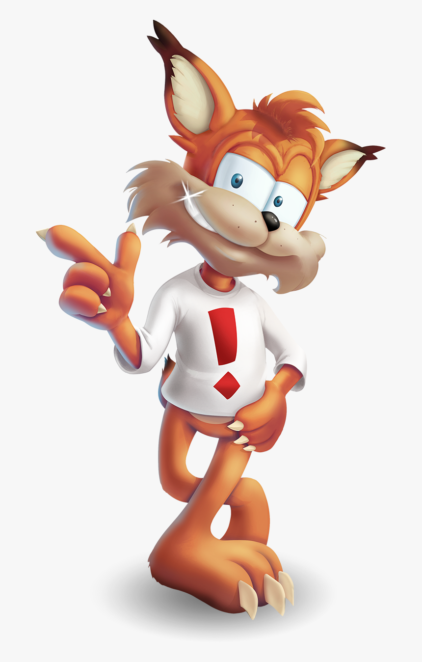 Bubsy The Bobcat, HD Png Download, Free Download