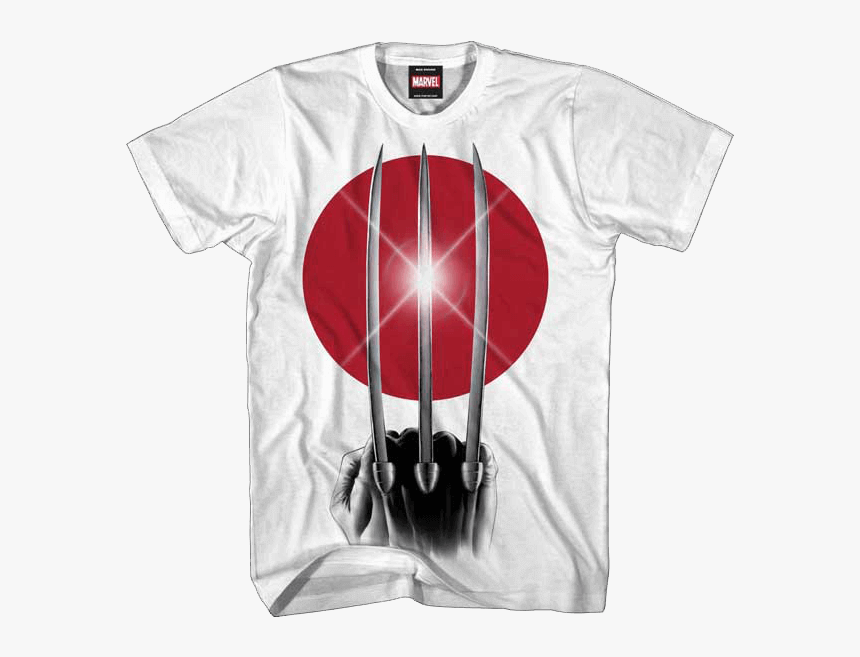 Rising Claws Wolverine T-shirt - T-shirt, HD Png Download, Free Download