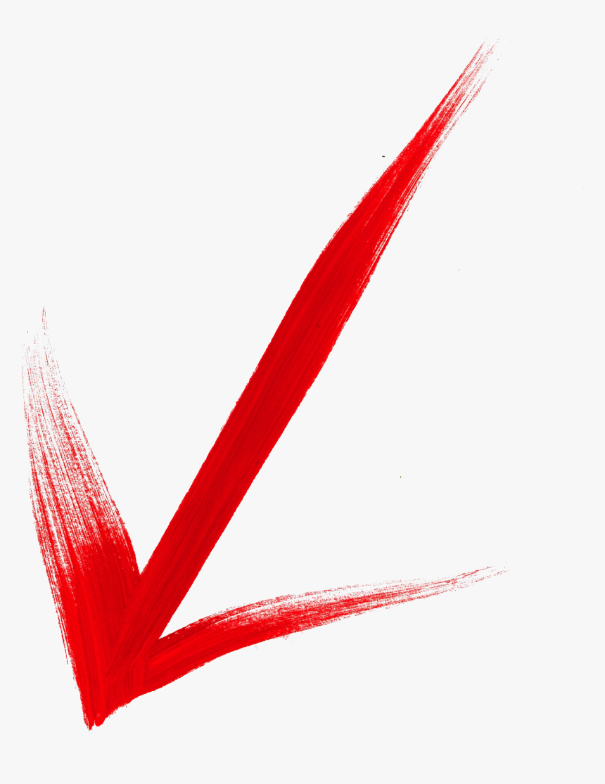 Brush Stroke Arrow Png - Red Arrow Brush Png, Transparent Png, Free Download