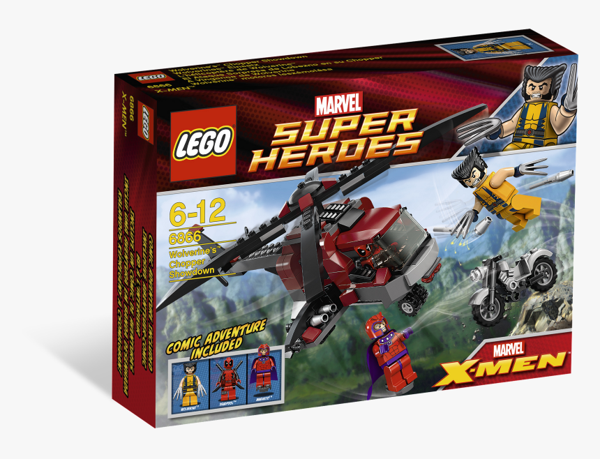 Lego Wolverine Chopper Showdown , Png Download - Lego Avengers Sets 6869, Transparent Png, Free Download