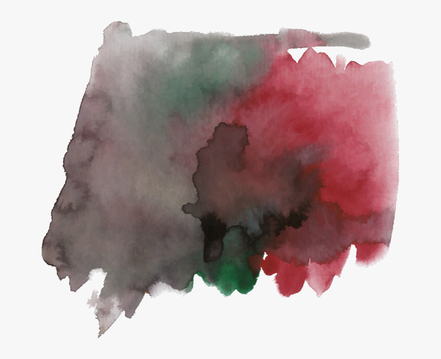 #ftestickers #watercolor #brushstrokes #red #black - Watercolor Paint, HD Png Download, Free Download