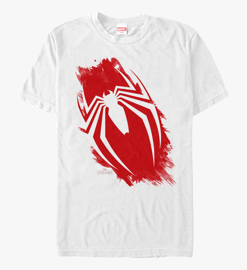 Brush Stroke Spider Man T Shirt - Active Shirt, HD Png Download, Free Download