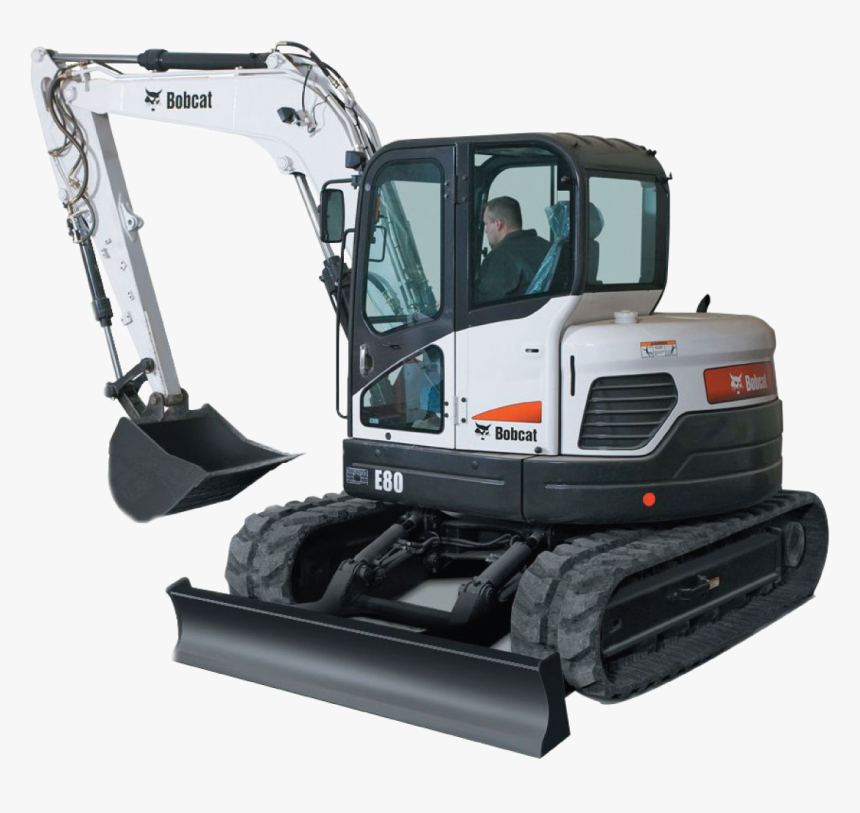 Bobcat Compact Excavator E80, HD Png Download, Free Download