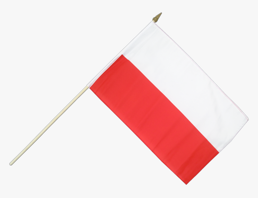 Flag - Polish Flag On Stick, HD Png Download, Free Download