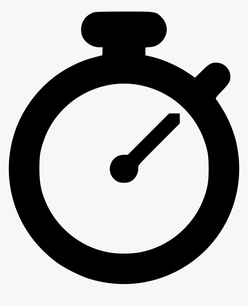 Stopwatch Png Icon - Timer Icon, Transparent Png, Free Download