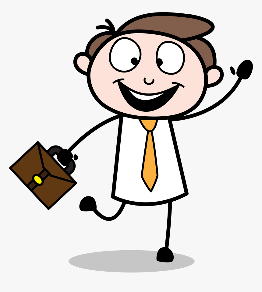 Office Employee Cartoon, HD Png Download, Free Download