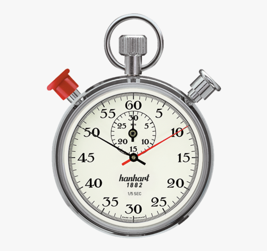 Transparent Stop Watch Clipart - Hanhart Mega Minute 7 Jewels, HD Png Download, Free Download