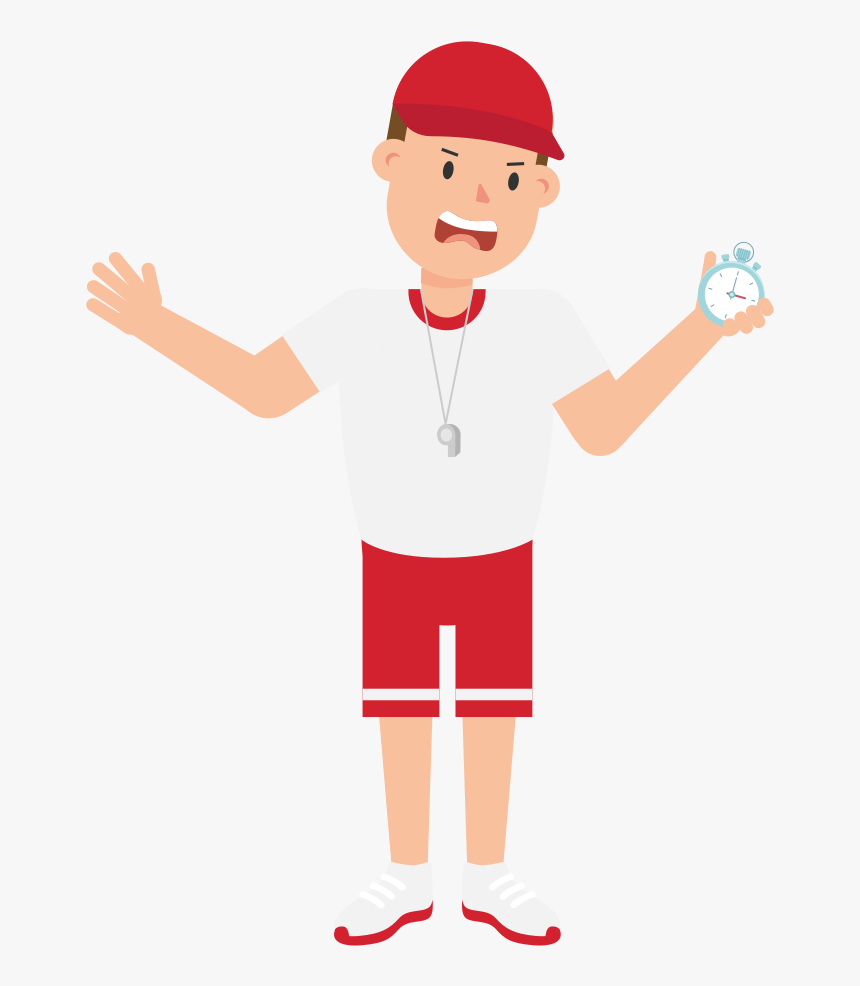 Basketball Coach Cartoon Png, Transparent Png, Free Download