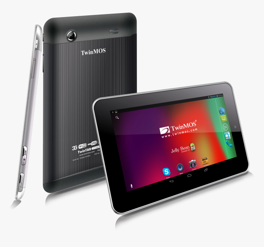 Twinmos 3g Tablet Twintab- T7283gd1 8gb Black - Twinmos T7283gd1, HD Png Download, Free Download