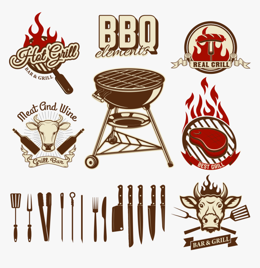 Barbecue Chophouse Restaurant Kebab Grilling - Meat Smoker Clipart, HD Png Download, Free Download