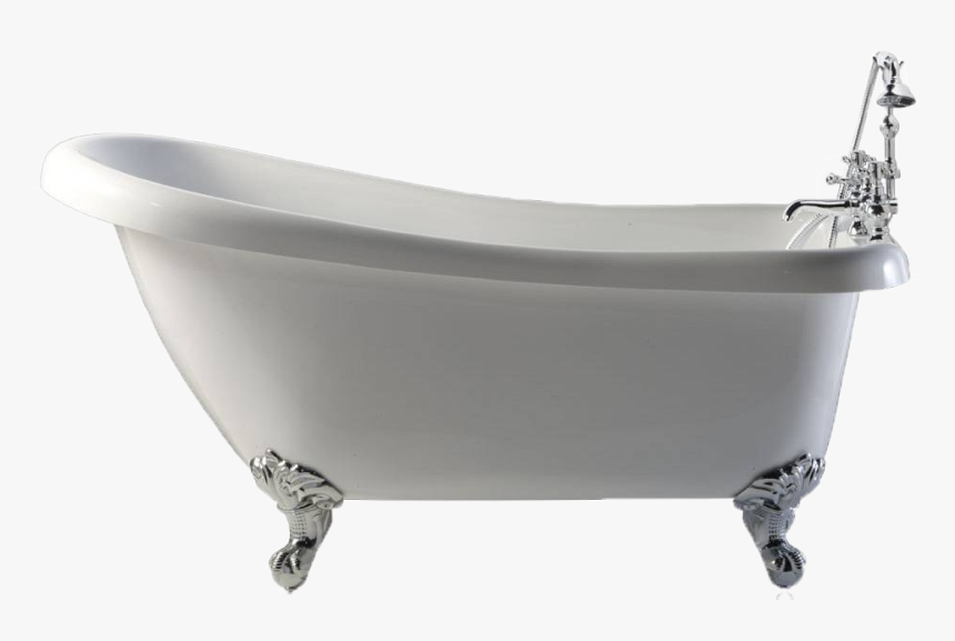 White Classic Bath Png - Bathtub Png, Transparent Png, Free Download