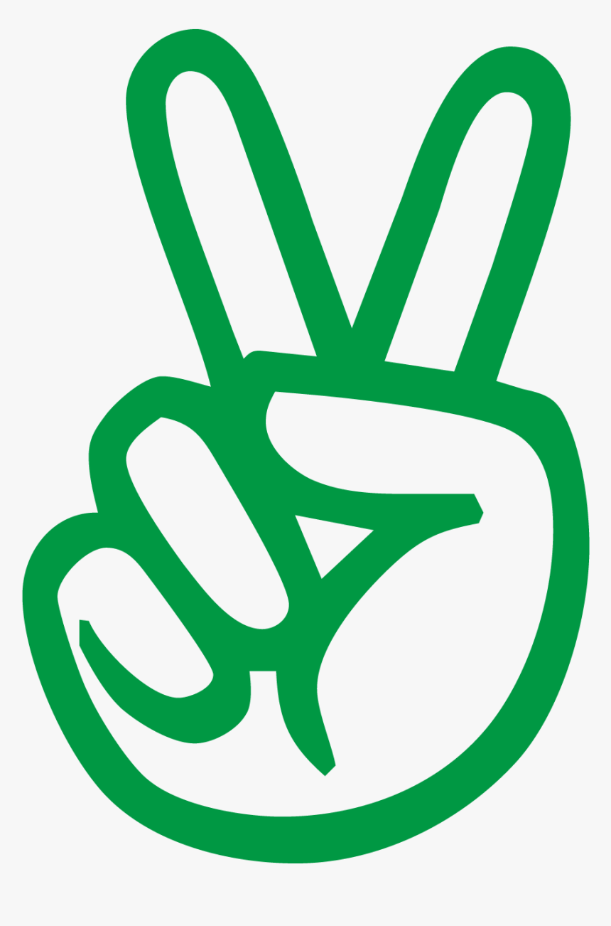 Peace Symbols Hand V Sign - Hand Peace Signs Gif, HD Png Download, Free Download