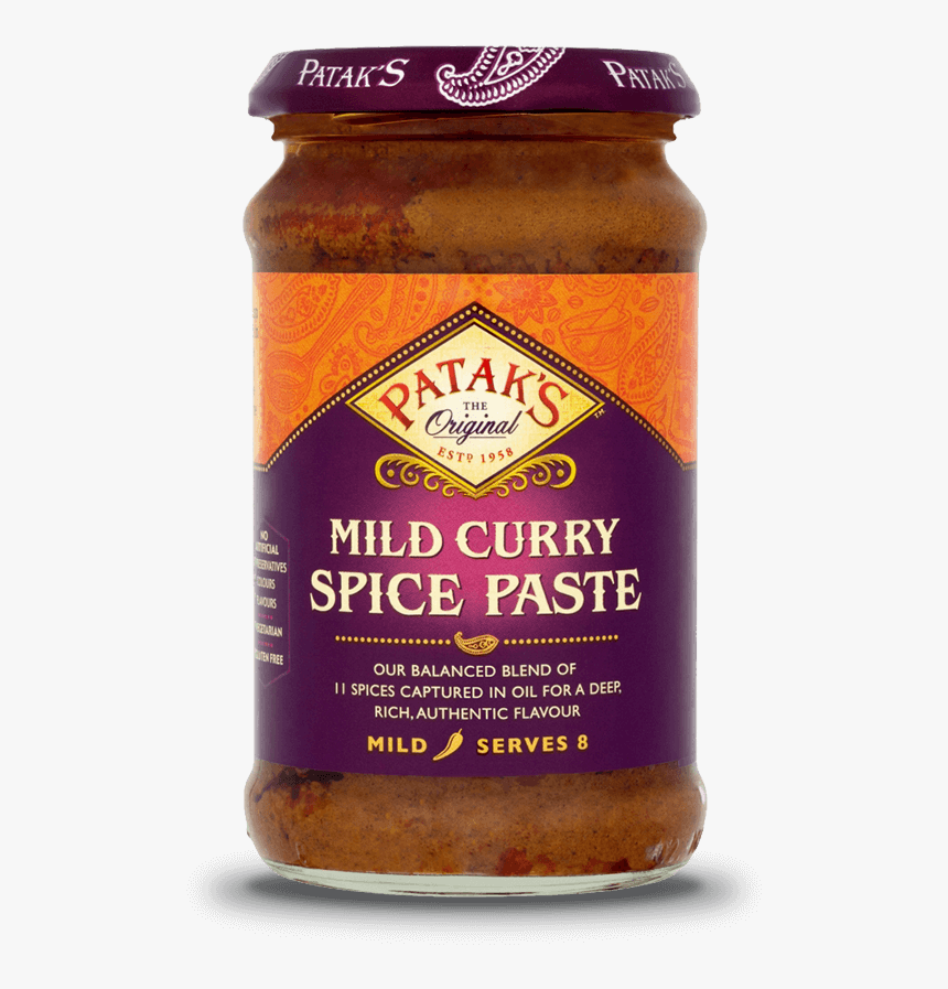 Mild Curry Spice Paste - Pataks Mild Curry Paste, HD Png Download, Free Download
