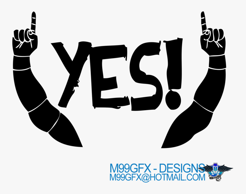 Daniel Bryan Yes - Daniel Bryan Yes Sign, HD Png Download, Free Download