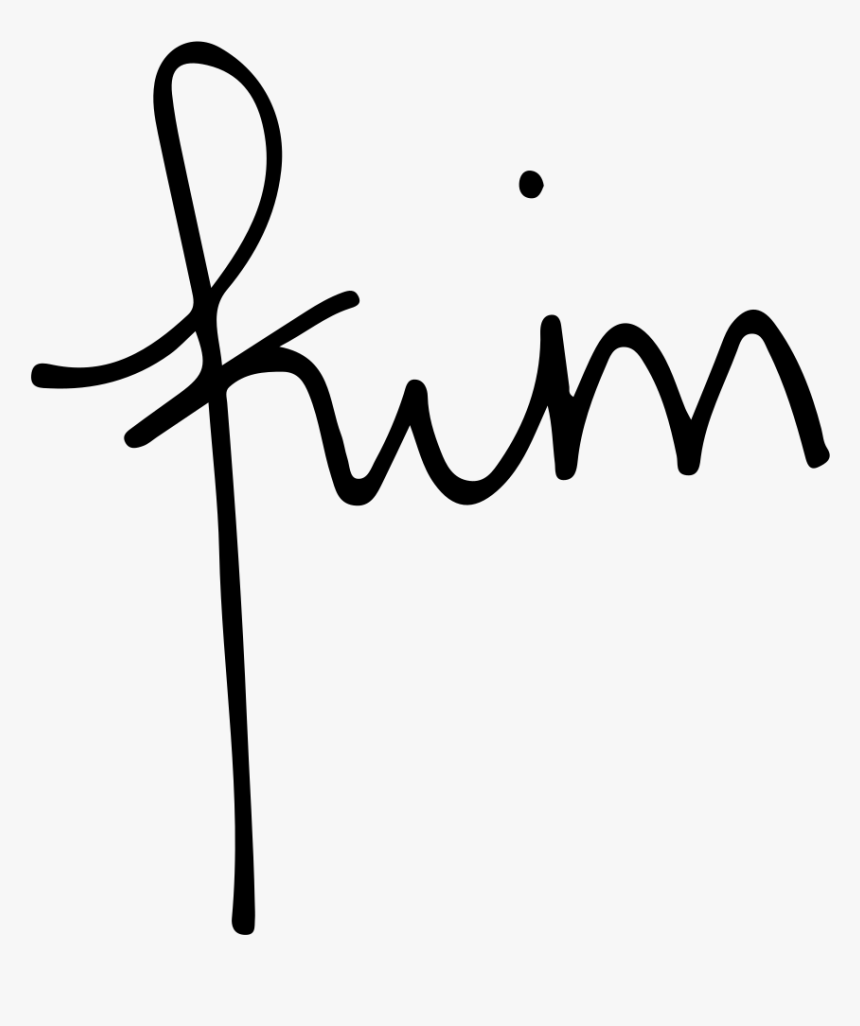 Kim K Signature Png, Transparent Png, Free Download