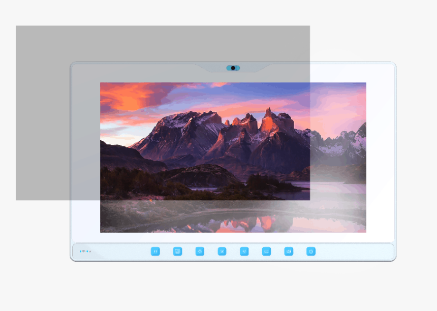 Anti-glare Coating Reduces Glare On Panel Pc - Picture Frame, HD Png Download, Free Download
