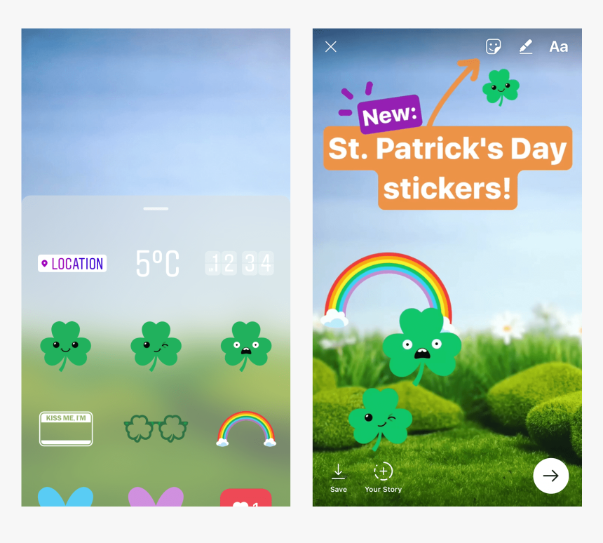 St Patricks Day Instagram Story, HD Png Download, Free Download