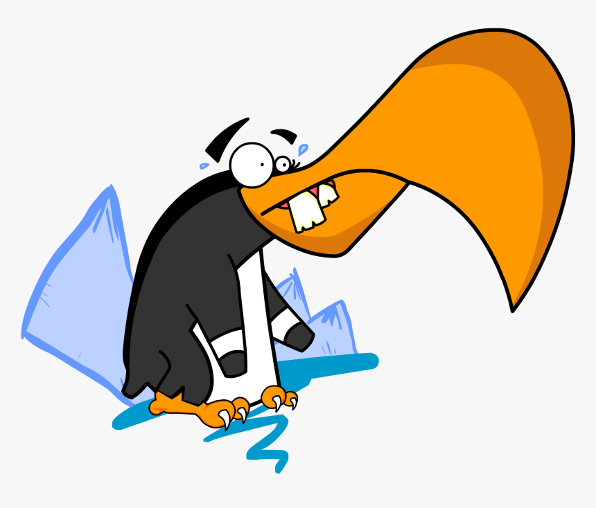 Scared Penguin , Png Download, Transparent Png, Free Download