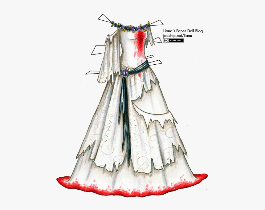 Bloodstained Dress, HD Png Download, Free Download