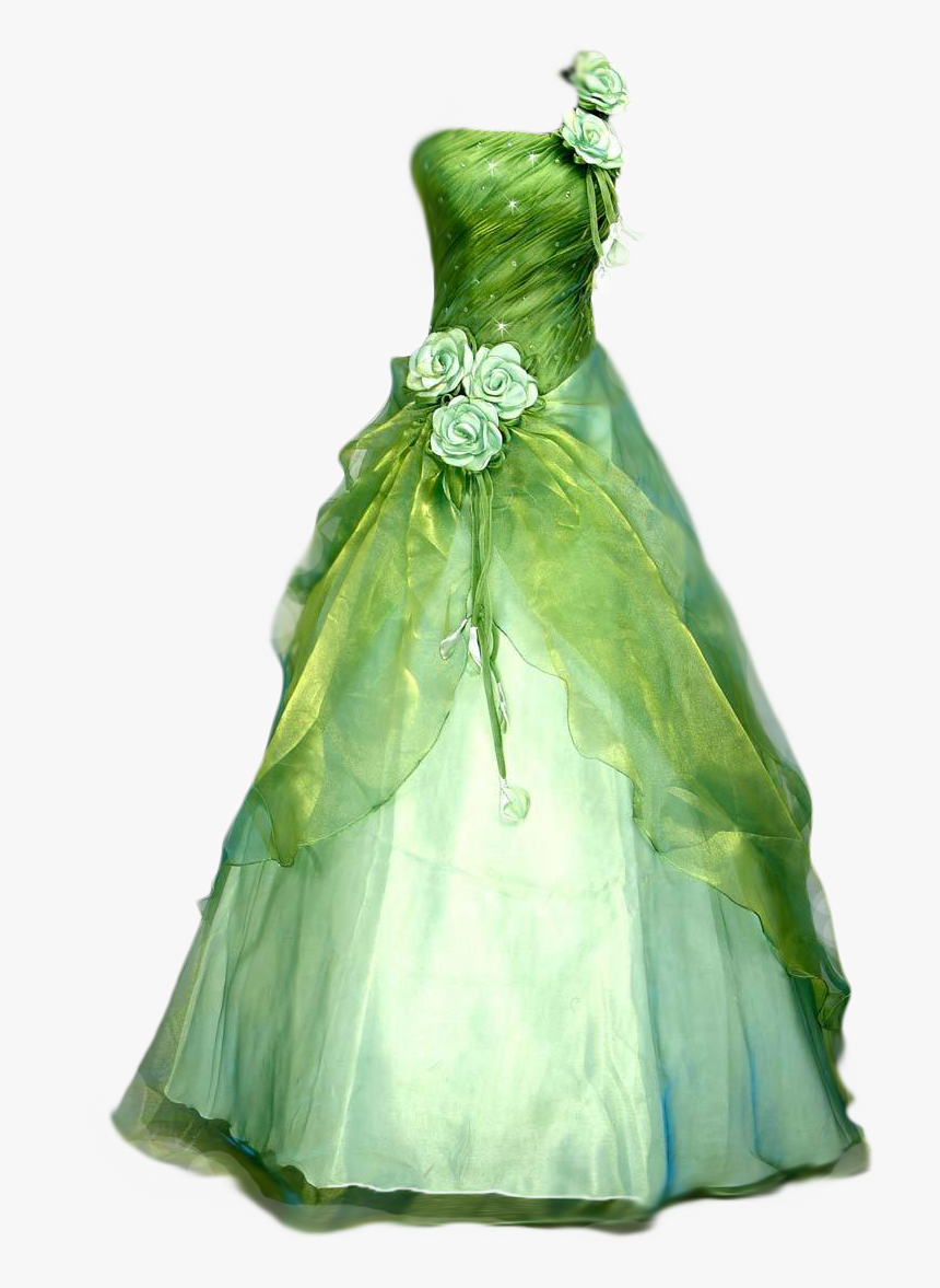 Ball Gown Clipart - Princess And The Frog Inspired Dress, HD Png Download, Free Download