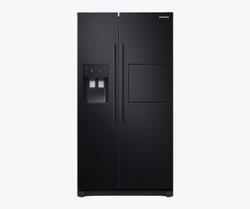 Black American Fridge Freezer, HD Png Download, Free Download