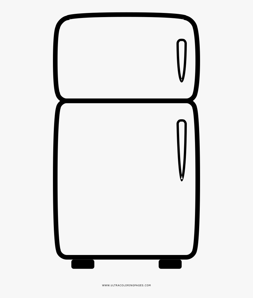 Fridge Coloring Page - Line Art, HD Png Download, Free Download