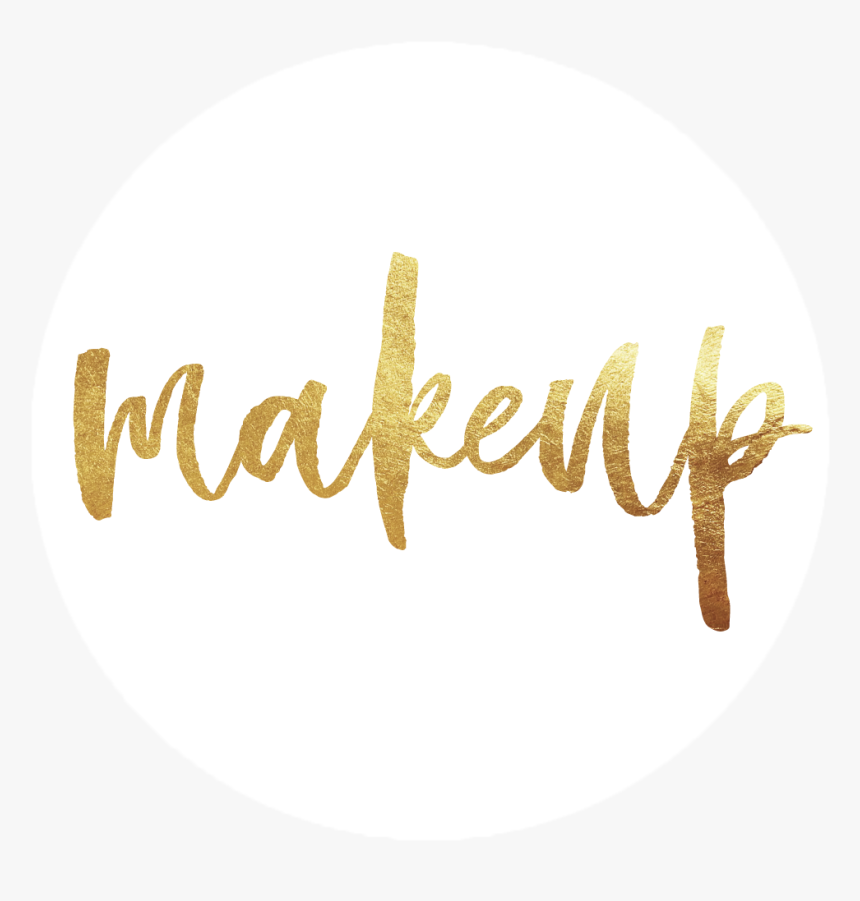 Makeup Lettering Png, Transparent Png, Free Download