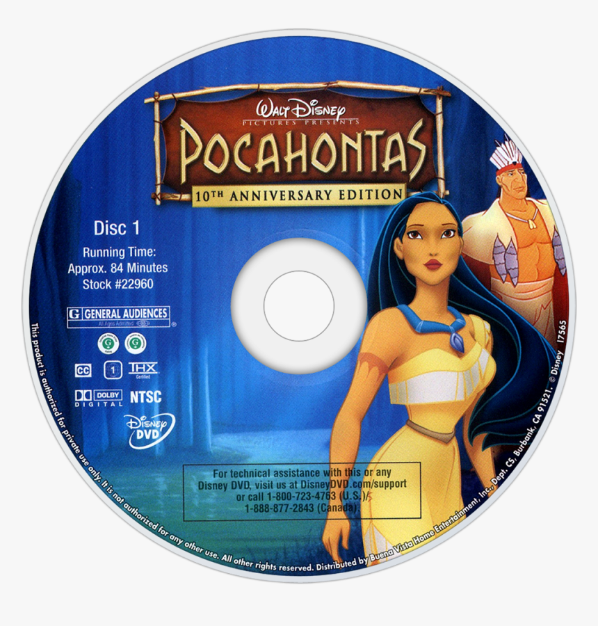 Pocahontas 10th Anniversary Edition 2 Disc Dvd, HD Png Download, Free Download