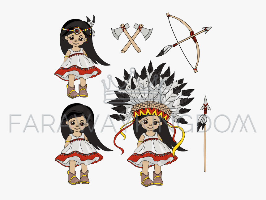 Princesa Pocahontas Ilustración, HD Png Download, Free Download