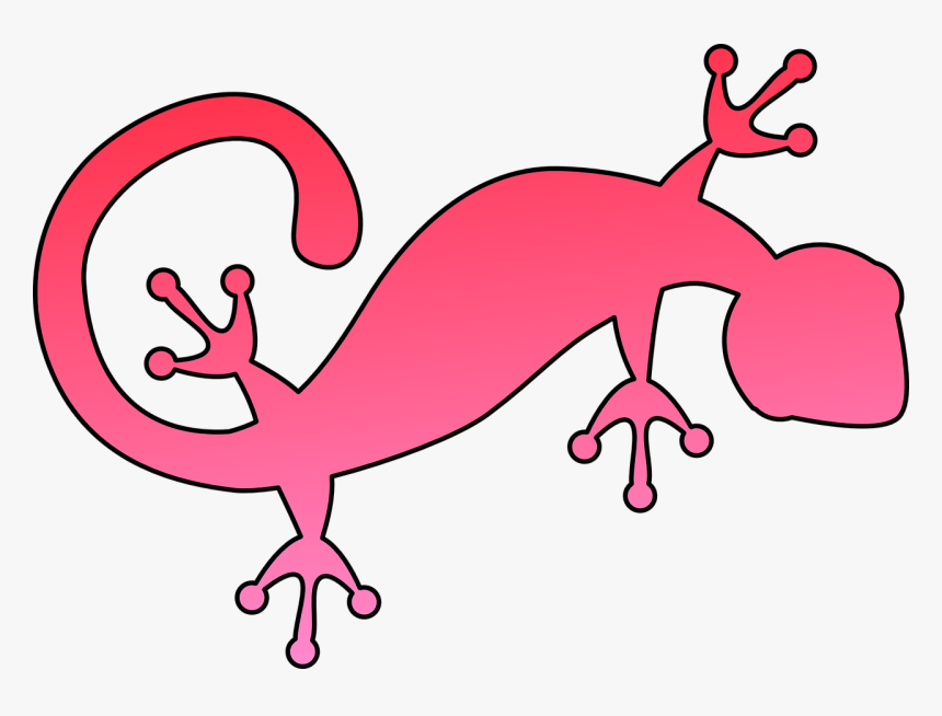 Pink Lizard Cartoon, HD Png Download, Free Download