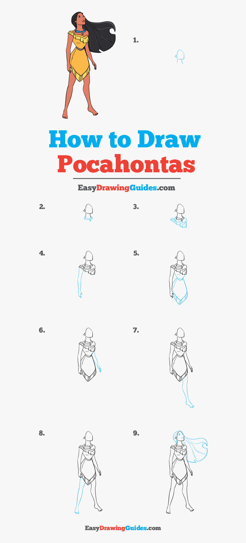 How To Draw Pocahontas - Gold Challenge Ltd, HD Png Download, Free Download