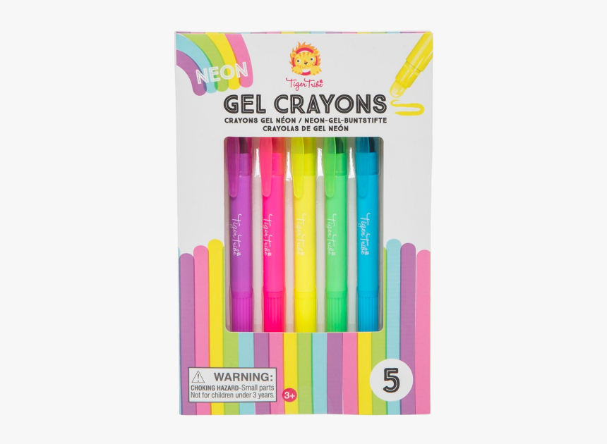 Neon Gel Crayons - Tiger Tribe Gel Crayons, HD Png Download, Free Download