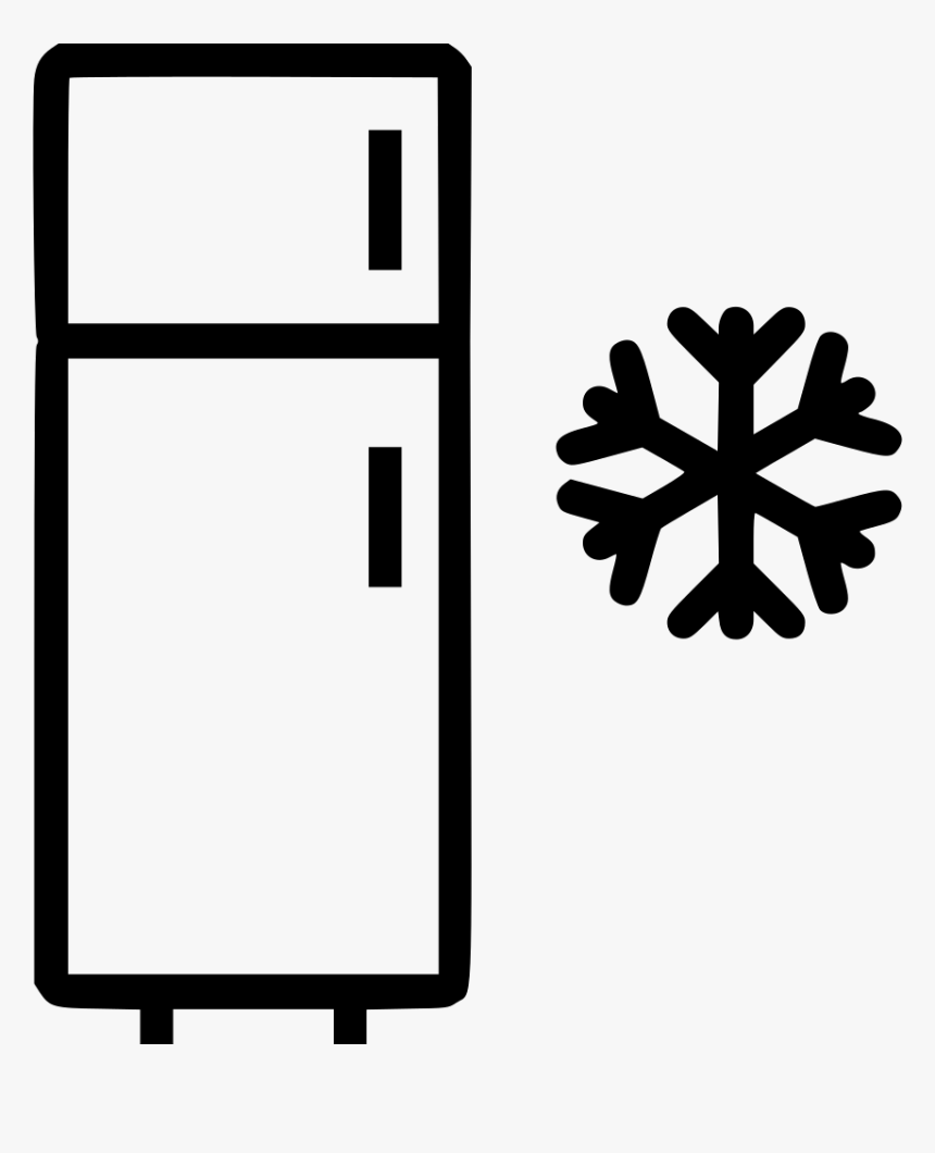 Refrigerator Fridge Snowflake Freezer - Transparent Background Snowflakes, HD Png Download, Free Download