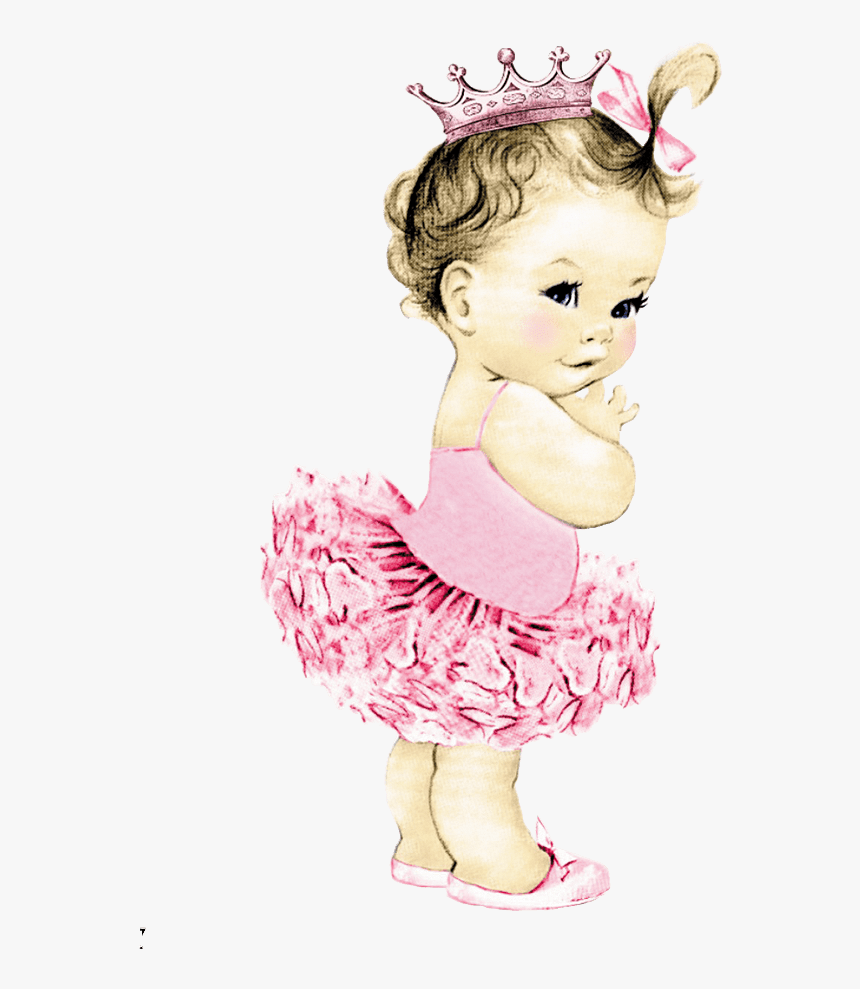 Princess Baby Girl Cartoon, Hd Png Download , Png Download - Baby Princess Clipart, Transparent Png, Free Download