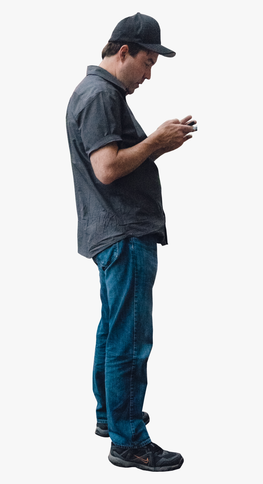 Man Standing Side Png, Transparent Png, Free Download