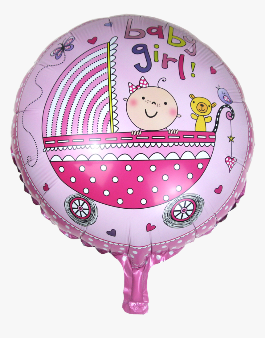 Baby Girl Png -balloon, Hd Png Download - Balloon, Transparent Png, Free Download