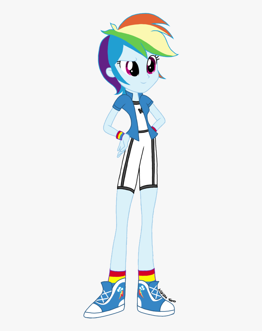 Short Hair Clipart Transparent - Rainbow Dash Equestria Girl Legend Of Everfree, HD Png Download, Free Download