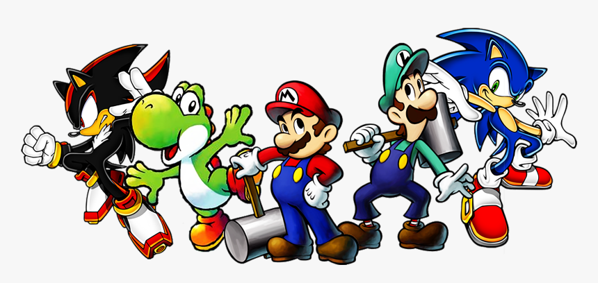 Mario Bros Clipart Old - Mario And Luigi Bowser's Inside, HD Png Download, Free Download