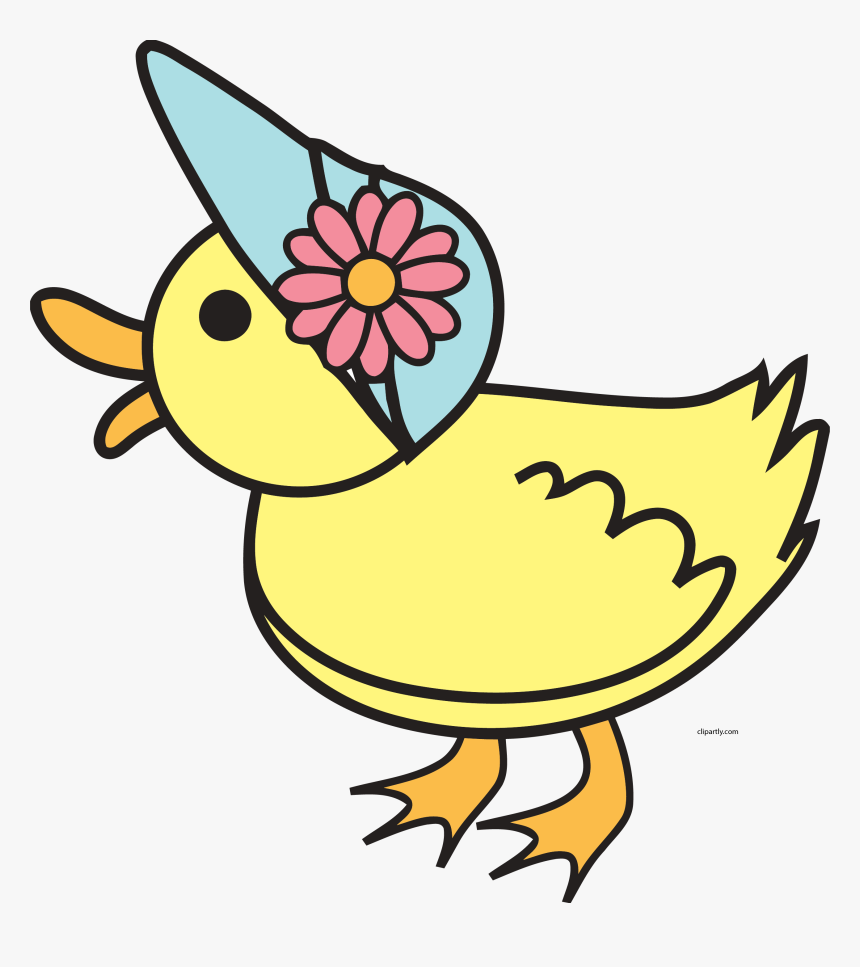 Girl Duck Baby Cute Clipart Png - Easter Bonnet Parade Clip Art, Transparent Png, Free Download