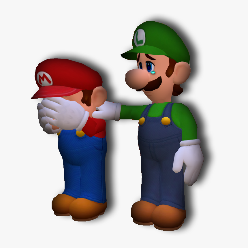 A Sad Day For - Sad Mario And Luigi, HD Png Download, Free Download