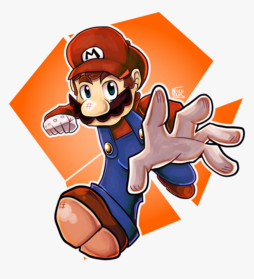 Smash Bros - Mario - Cartoon, HD Png Download, Free Download