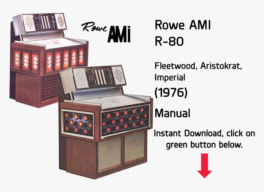 Rowe Ami R80 Jukebox, HD Png Download, Free Download