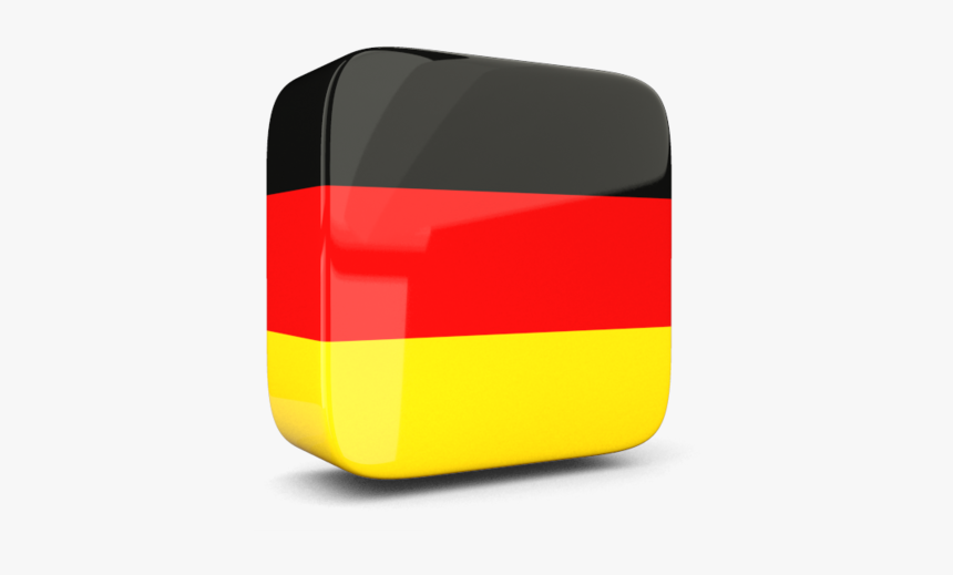 Glossy Square Icon 3d - Germany Flag 3d Png, Transparent Png, Free Download