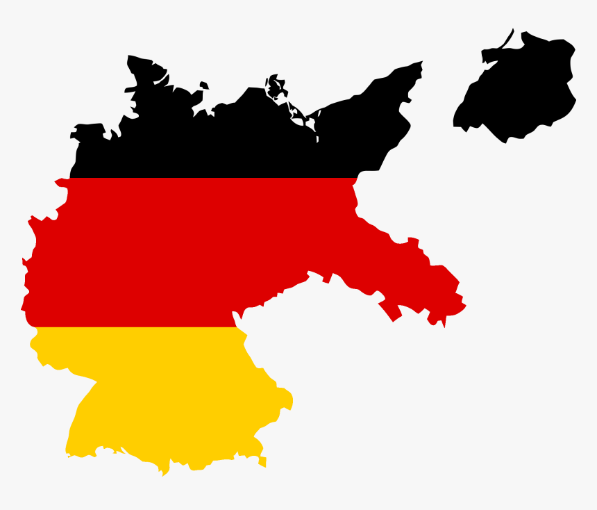 Flag Map Of Weimar Republic - Nazi Germany Flag Map, HD Png Download, Free Download