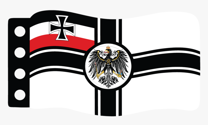 German - German Empire Navy Flag, HD Png Download, Free Download