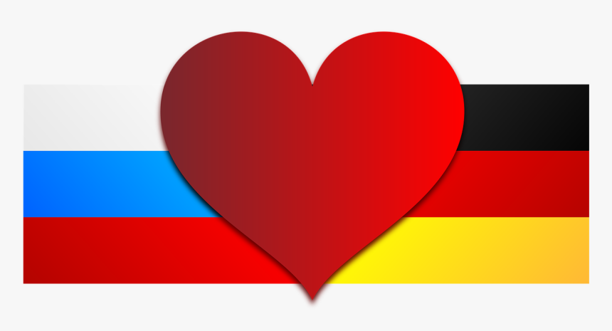 Germany, Russia, Germany, Flag, Love, Heart - Love You Germany Flag, HD Png Download, Free Download