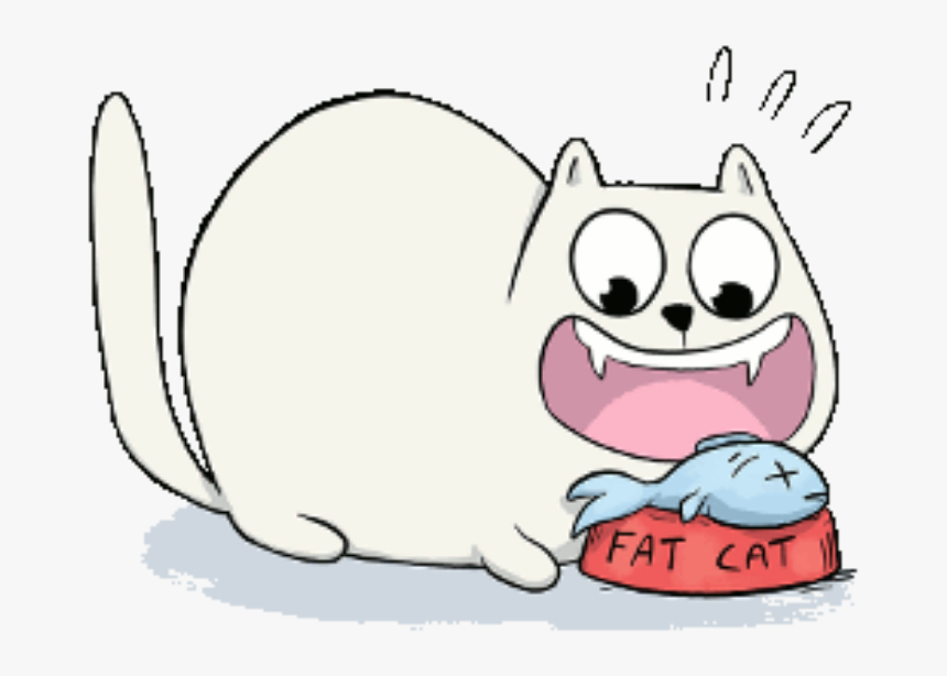 Fatcat Eating - Fat Cat Hangouts, HD Png Download, Free Download