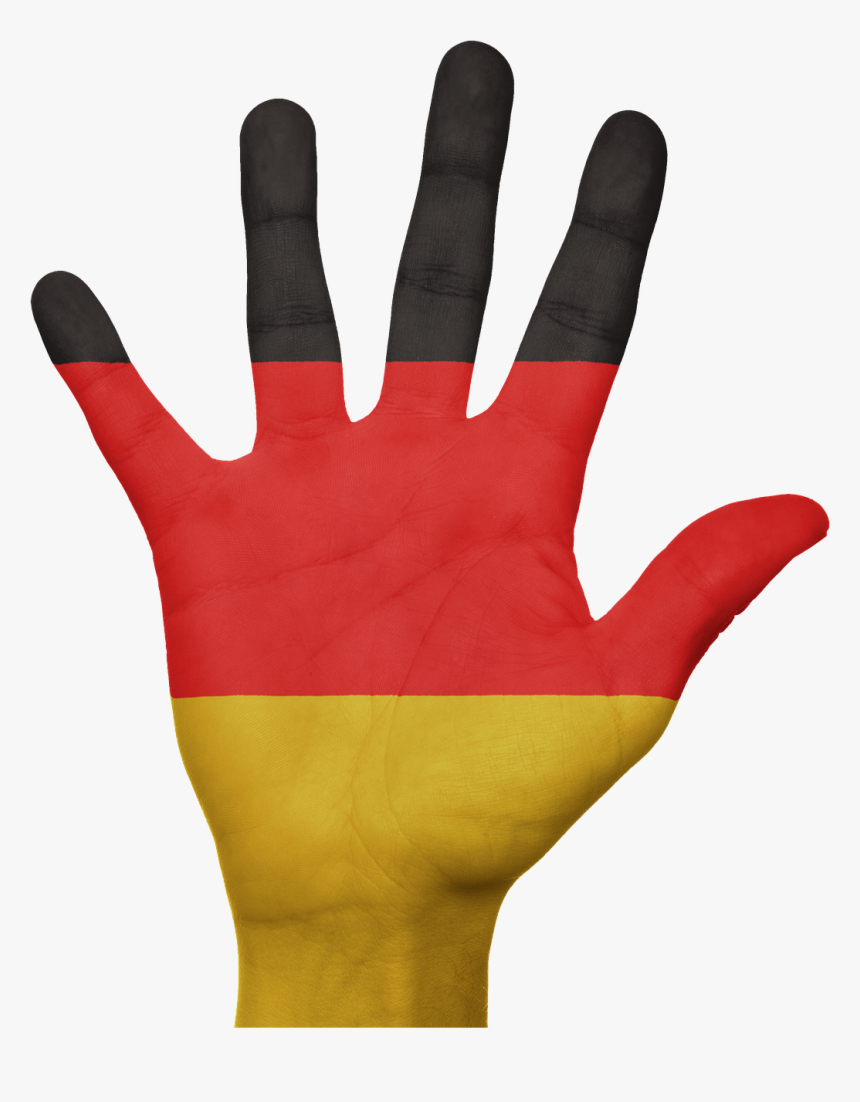Bandera Alemania Mano, HD Png Download, Free Download